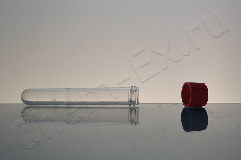 Пробирка цилиндрическая 10 мл (d16х100 мм), завинчивающаяся крышка, нестерильная, ПС (Aptaca 1100564 в Уфе