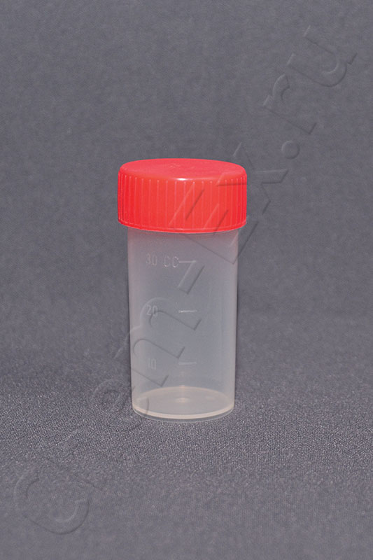 Контейнер для проб 40 мл, d30х70 мм, с завинч. крышкой, град., нестер, ПП (Deltalab 409402) в Уфе