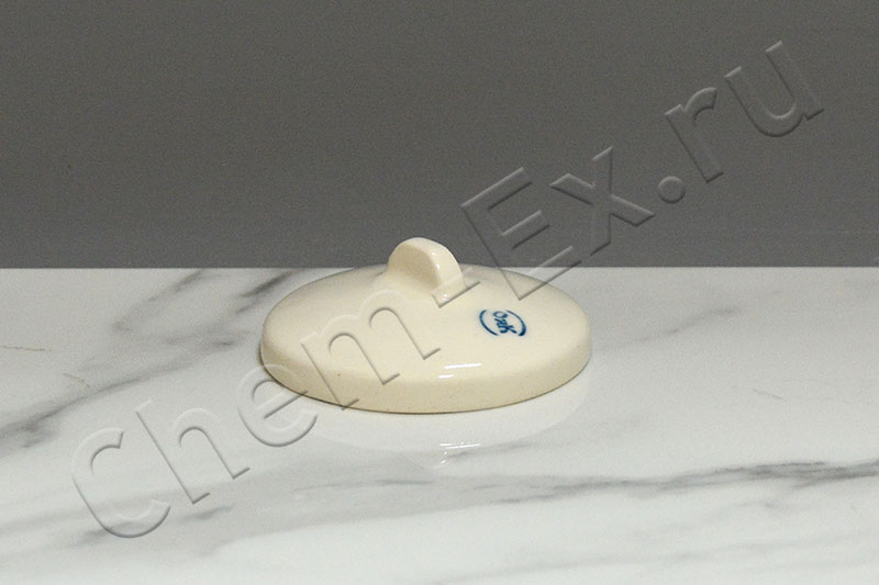 Крышка фарфоровая к тиглю №5 d=59 мм