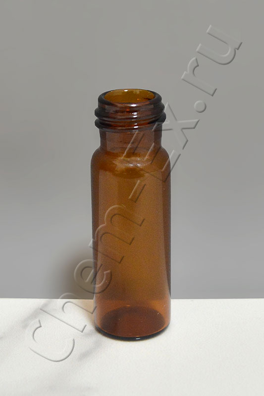 Виала 4 мл, темное стекло 5.1, d 14,7х45 мм, с резьбой ND13 (арт. HM-4452)