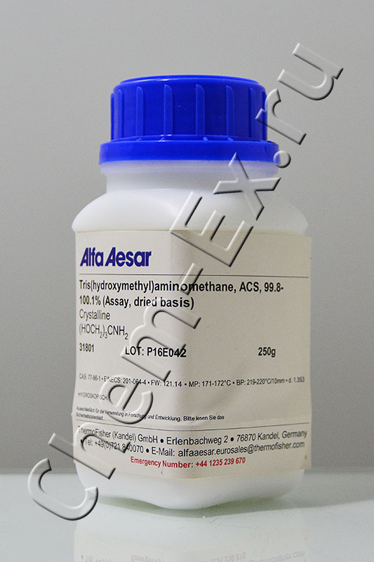Трис(гидроксиметил)аминометан 99.8-100.1 %, ACS (Alfa Aesar 31801) 250 г