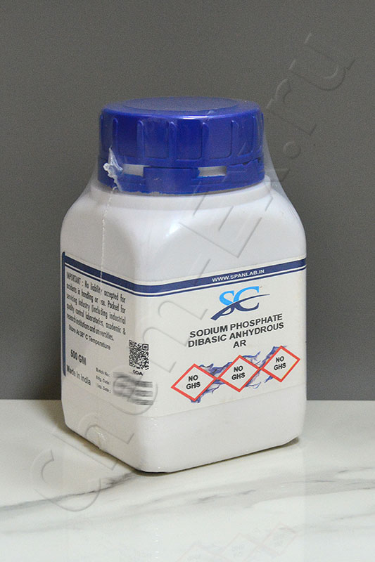 Натрий фосфорнокислый 2-зам б/вод, 99% AR (SC1632) 500 г