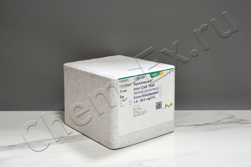 Тест на железо 0,1-50 мг/л Spectroquant® (Merck 1.14896.0001), 25 тестов в Уфе