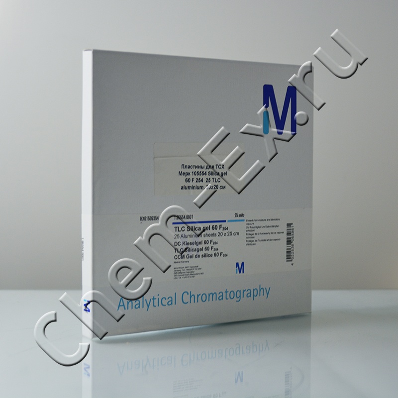 Пластины для ТСХ Силикагель 60, 200х200 мм, подложка Al, F254 (Merck 1.05554.0001) 25 шт/уп в Уфе