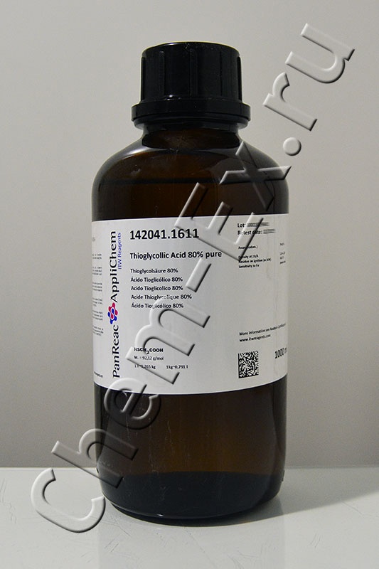 Тиогликолевая кислота, 80%, pure (Panreac  142041.1611) 1 л