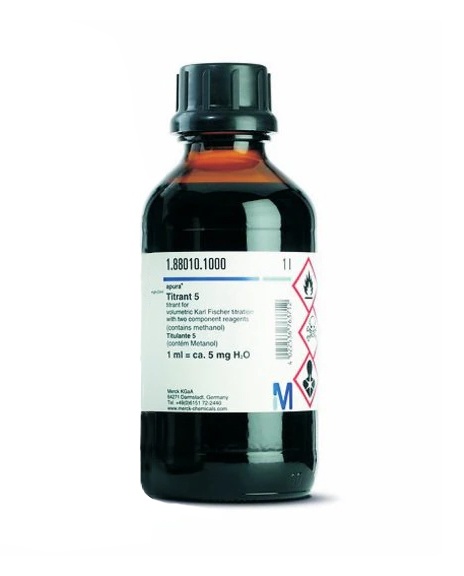 Titrant 5, для титрования по Карлу Фишеру Aquastar™ (Merck 1.88010.1000) 1 л в Уфе