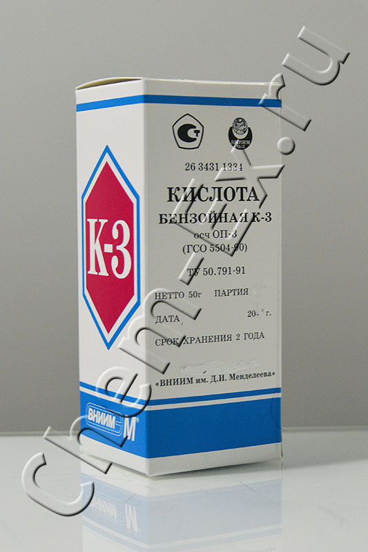 ГСО бензойной кислоты К-3 (ГСО 5504-90) в Уфе