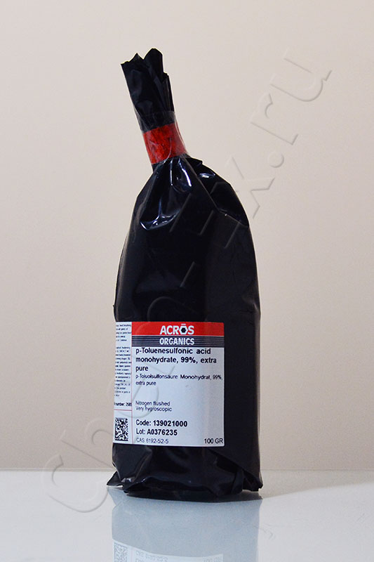 Толуолсульфокислота-пара моногидрат 99 %, extra pure (Acros 13902 1000) 100 г