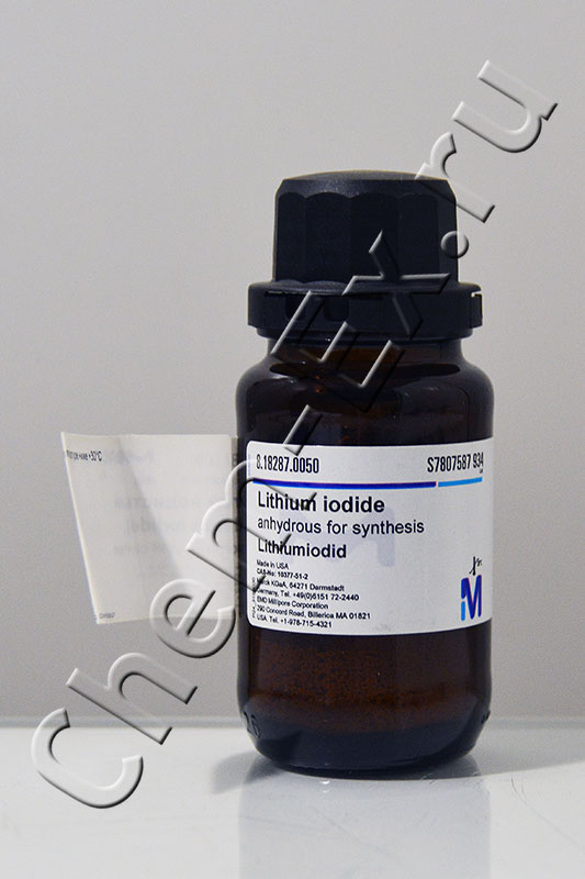 Литий йодистый безводный для синтеза (Merck 8.18287.0050), 50 г в Уфе