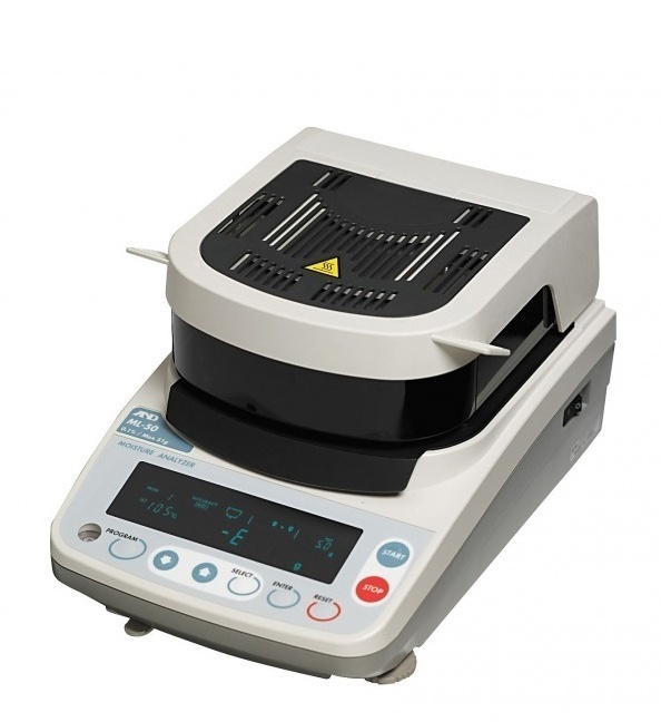 Анализатор влажности ML-50 (51 г, 0,005 г, 0,1 %, 85 мм, внешняя калибровка), без поверки в Уфе