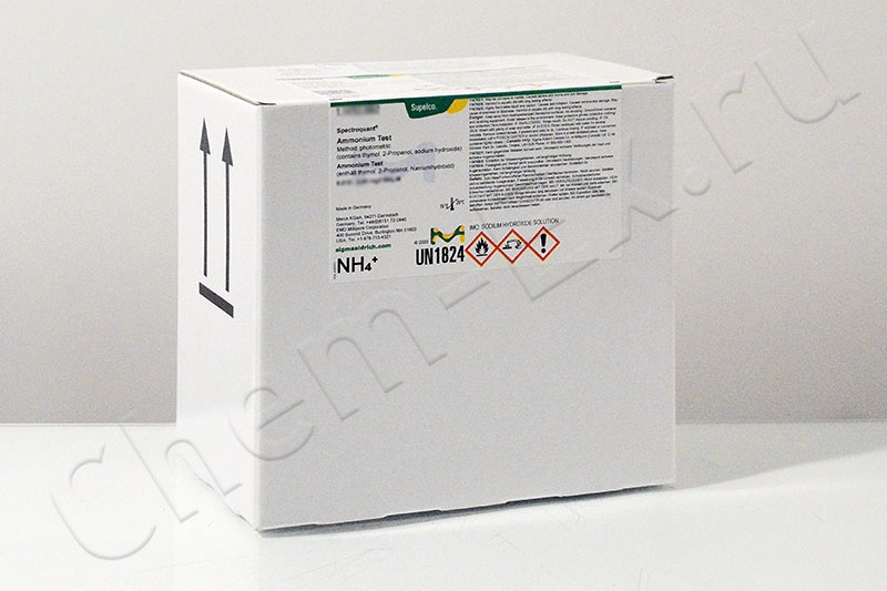 Тест-набор аммоний 2,0-150 мг/л NH4-N 2,6-193 мг/л NH4) Spectroquant® (Merck 1.00683.0001) 100 тесто в Уфе