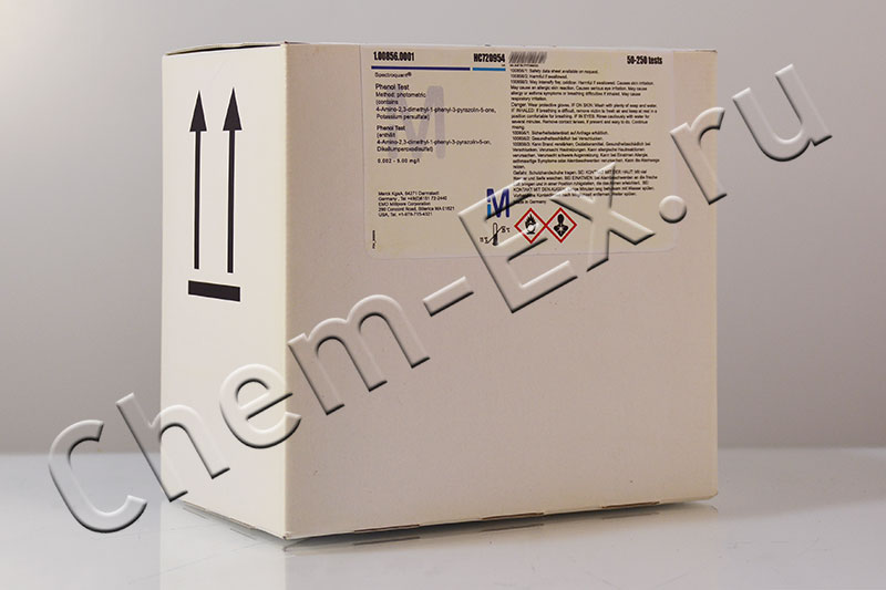 Фенол, тест-метод:фотомет. (0.002 - 5.00 мг/л) Spectroquant® (Merck 1.00856.0001) набор в Уфе