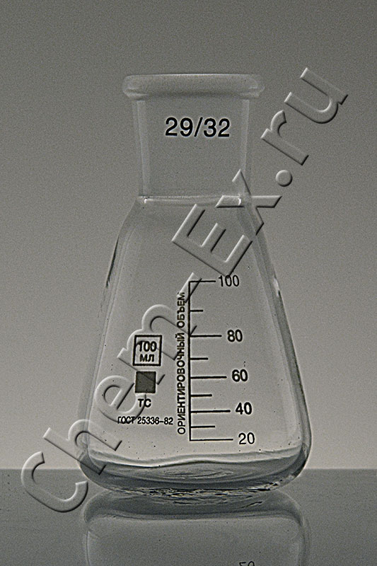 Колба КН-1-100-29/32 ТС (со шлифом, со шкалой) (5009)  в Уфе