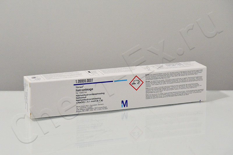 Натрий гидроксид раствор (0,1N) Titrisol® (Merck 1.09959.0001) 1 ампл.