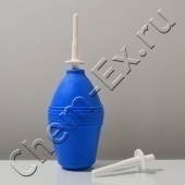 Груша (спринцовка) пластизольная мед. Б № 9, с двумя наконечниками, 270 мл в Уфе