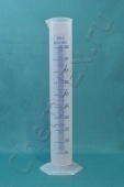 Цилиндр  500 мл с нос., рельефная синяя шкала, d = 58 мм, h = 360 мм, ПП Vitlab (651081) в Уфе