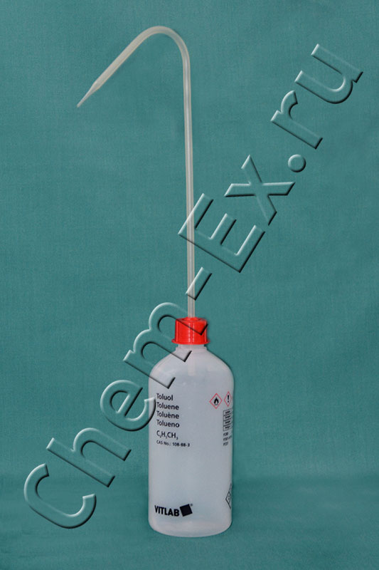 Промывалка безопасная VITsafe (толуол), 500 мл, GL25, ПЭНП (Vitlab 1332949) в Уфе