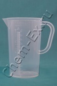 Мензурка 1000 мл, с ручкой, рельефная шкала, ПП (Vitlab 442941) в Уфе Мензурка 1000 мл, с ручкой, рельефная шкала, ПП (Vitlab 442941) в Уфе
