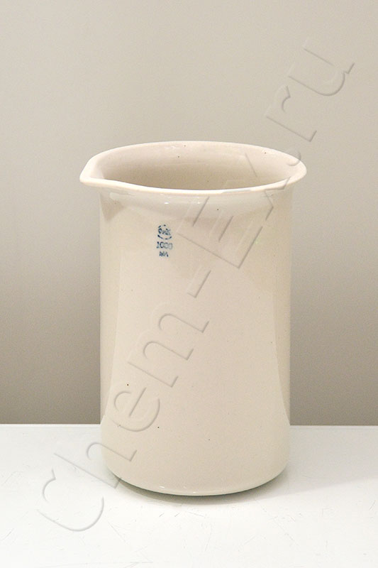 Стакан фарфоровый № 7 (1000 мл) (d=100 мм, h=170 мм) в Уфе