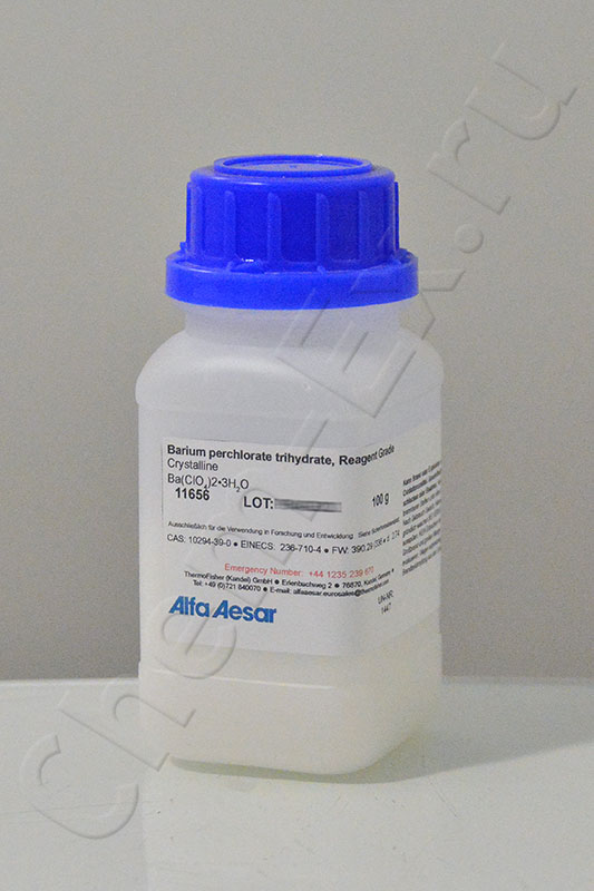 Барий перхлорат 3-водн. Reagent Grade (Alfa Aesar 11656) 100 г в Уфе