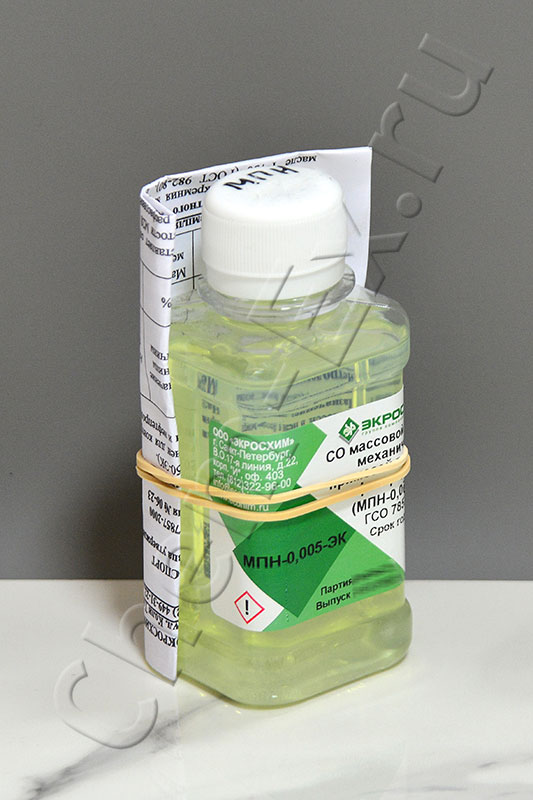 СО мас.доли мех.примесей в нефти и н/продуктах МПН-0,005-ЭК (0,004-0,006 %), 100 г, ГСО 7855-2000 в Уфе