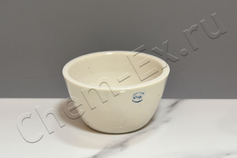 Ступка фарфоровая № 2 (d=70 мм h=40 мм) Ступка фарфоровая № 2 (d=70 мм h=40 мм)
