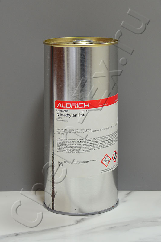 N-метиланилин 99 % (Sigma-Aldrich 236233), 50 г в Уфе