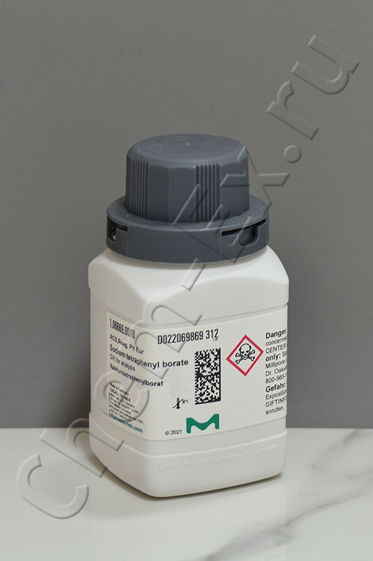 Натрий тетрафенилборат, GR для анализа ACS, Reag. Ph Eur (Merck 1.06669.0010), 10 гр в Уфе