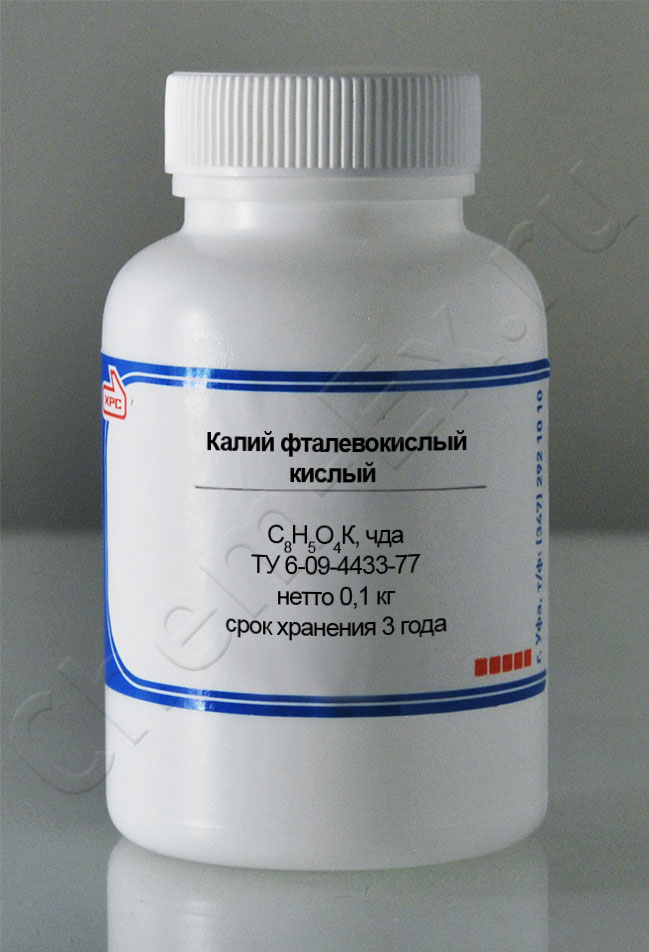 Калий фталевокислый кислый (чда) в Уфе
