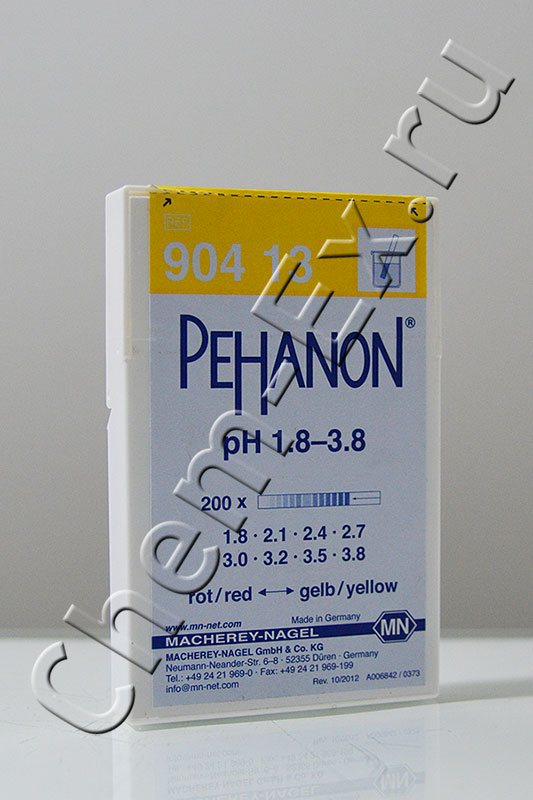 Бумага индикаторная Pehanon pH 1,8-3,8 (Macherey-Nagel 90413) 200 шт/упак в Уфе