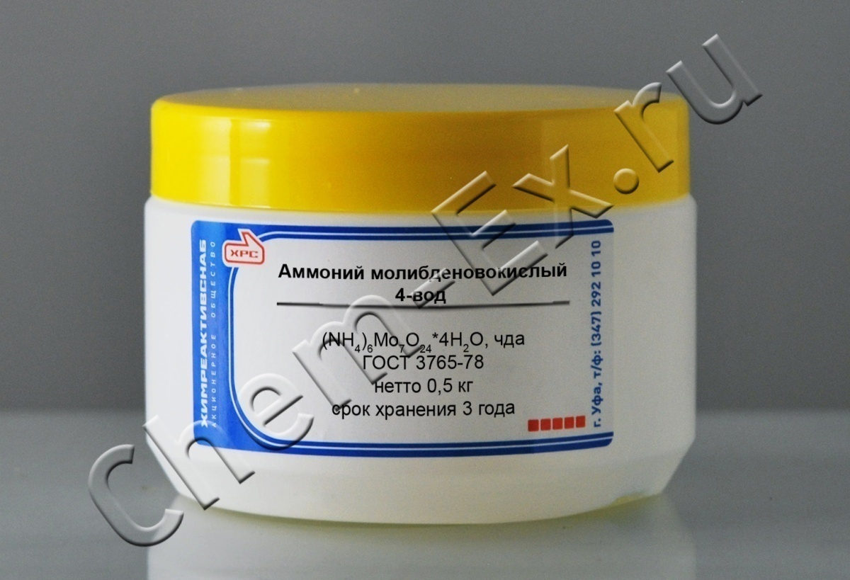Аммоний молибденовокислый 4-вод (чда) в Уфе