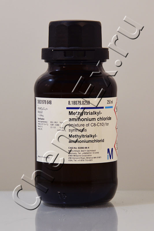 Метилтриоктиламмоний хлорид Aliquat 336 (смесь C8-C10) для синтеза (Merck 8.18079.0250) 250 мл