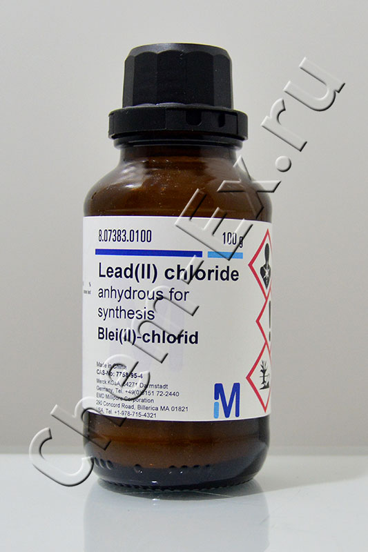 Свинец (II) хлорид, б/в, для синтеза (Merck 8.07383.0100) 100 г в Уфе