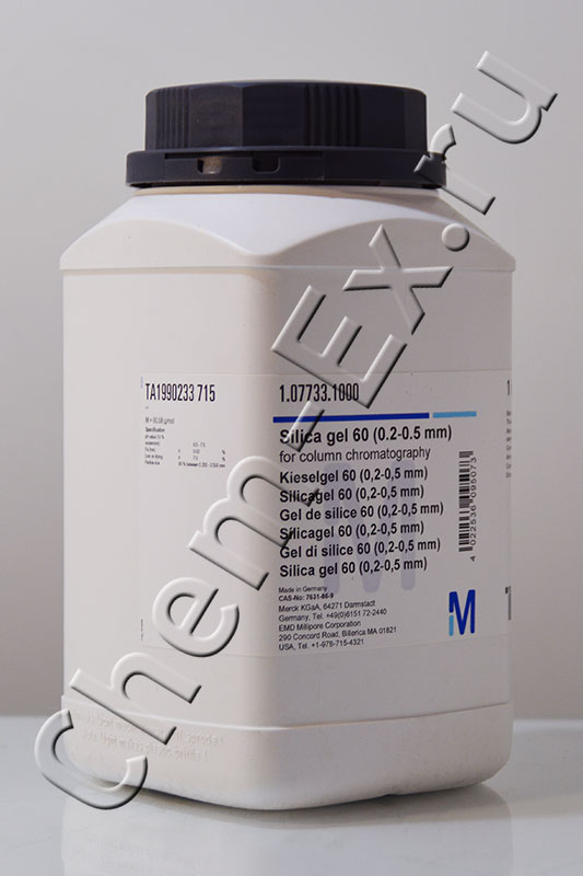 Силикагель 60 (фр 0,2-0,5 мм) (Merck 1.07733.1000) 1 кг