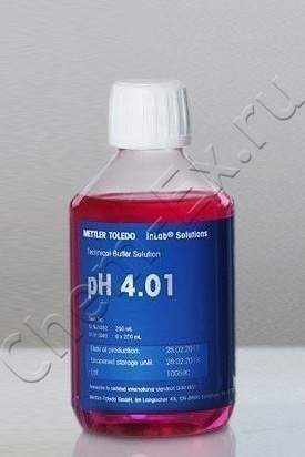 Раствор рН 4,01 буферный, флакон 250 мл (Mettler Toledo 51350004)