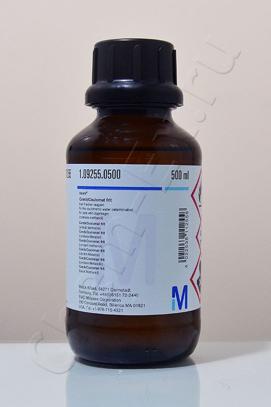 CombiCoulomat frit для ячеек с диафрагмой (Реактив Фишера) Aquastar™ (Merck 1.09255.0500), 500 мл. в Уфе