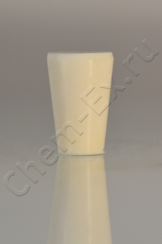 Пробка силиконовая №10 (10/15 мм, h=23 мм), без канала (РП-03) в Уфе