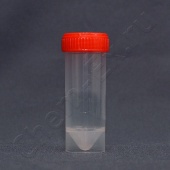 Контейнер для проб 30 мл, d = 28, h = 83 мм, с завинч. крышкой, с юбкой уст., нестерил., град., мат. в Уфе