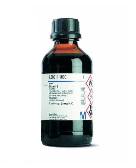 Titrant 2, для титрования по Карлу Фишеру Apura® (Merck 1.88011.1000) 1 л в Уфе