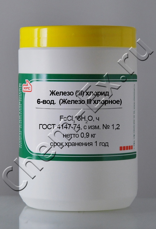 Железо (III) хлорид 6-вод. (ч) (Железо III хлорное) в Уфе