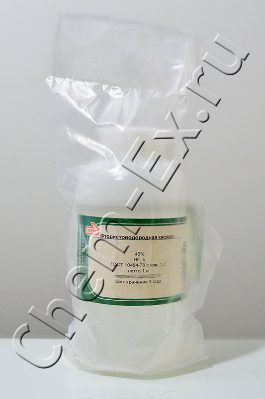 Фтористоводородная кислота  (ч) 40% в Уфе
