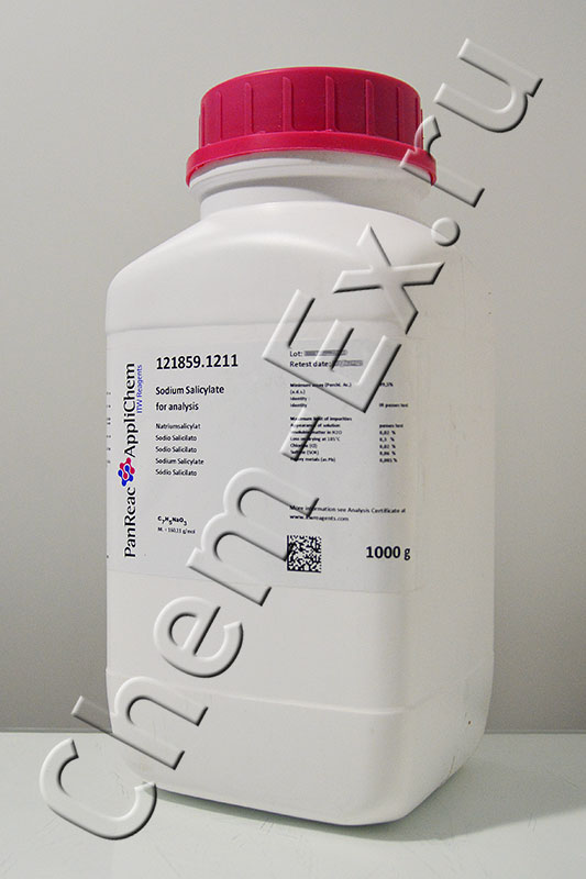 Натрий салициловокислый 99,5%, для аналитики (Panreac 121859.1211), 1 кг