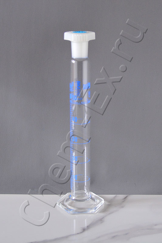 Цилиндр 2а-50-1 с пластмассовой пробкой (IsoLab 016.01.050) в Уфе