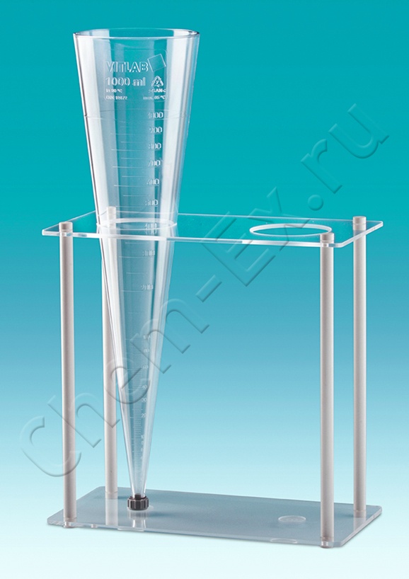 Штатив для седиментационного конуса (150х300х290 мм), PMMA (Vitlab 81056) в Уфе