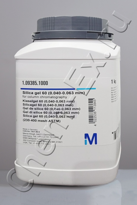 Силикагель 60 для колоноч.хроматографии (0,04-0,063 мм) (Merck 1.09385.1000), 1 кг в Уфе