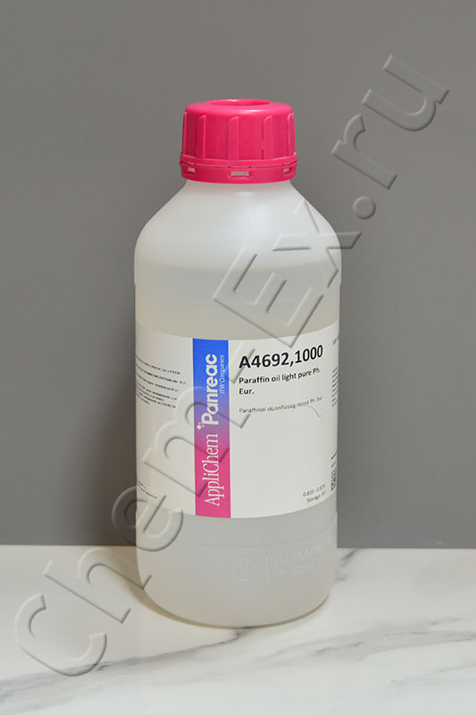 Масло минеральное легкое белое (парафиновое), pure Ph. Eur, (AppliChem A4692,1000), 1 л в Уфе