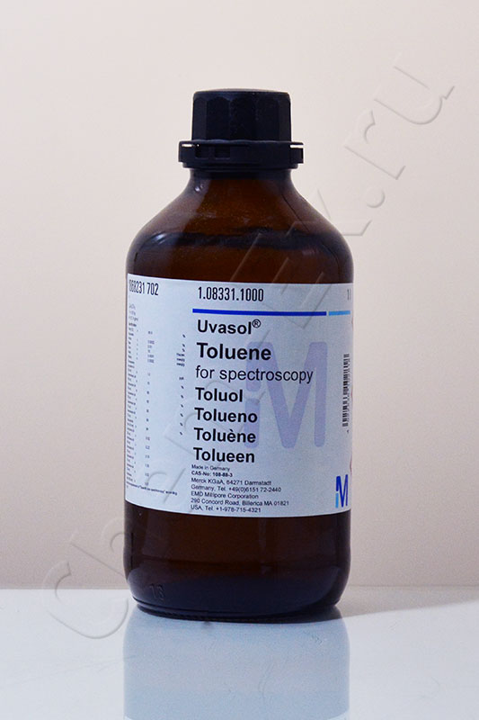 Толуол, для спектроскопии, Uvasol® (Merck 1.08331.1000) 1 л 