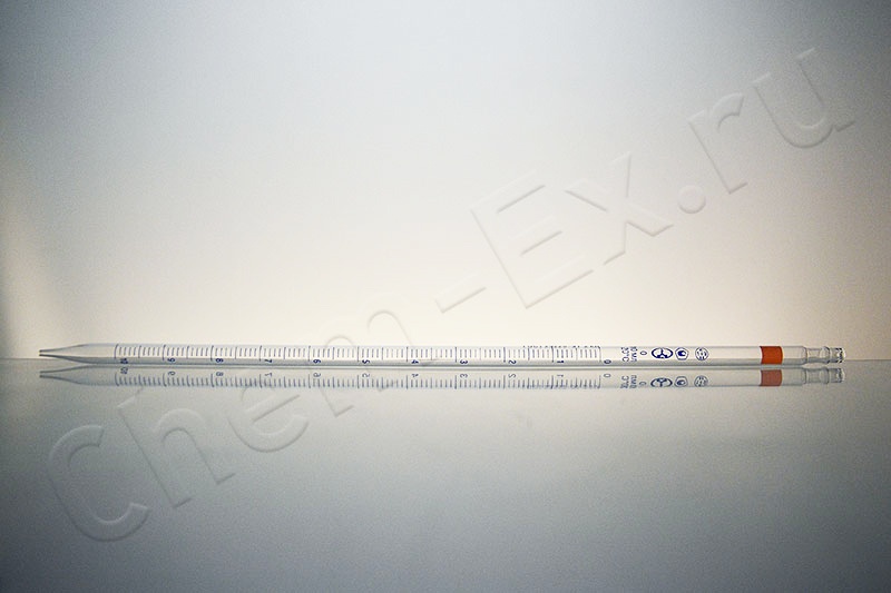 Пипетка 1-2-2-10 (10 мл), частичный слив, 2 класс точности (10006807) в Уфе