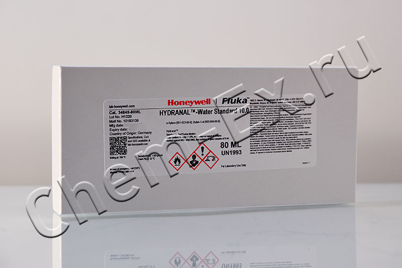 Hydranal Water Standart 10.0 (Fluka 34849) 80 мл (10х8 мл) Hydranal Water Standart 10.0 (Fluka 34849) 80 мл (10х8 мл)