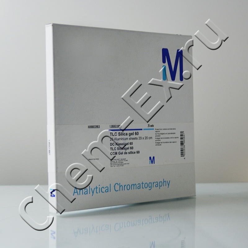 Пластины для ТСХ Силикагель 60, 200х200 мм, подложка Al (Merck 1.05553.0001) 25 шт/уп в Уфе